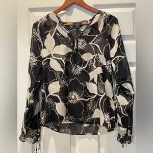 Vintage The Limited silk sheer blouse medium